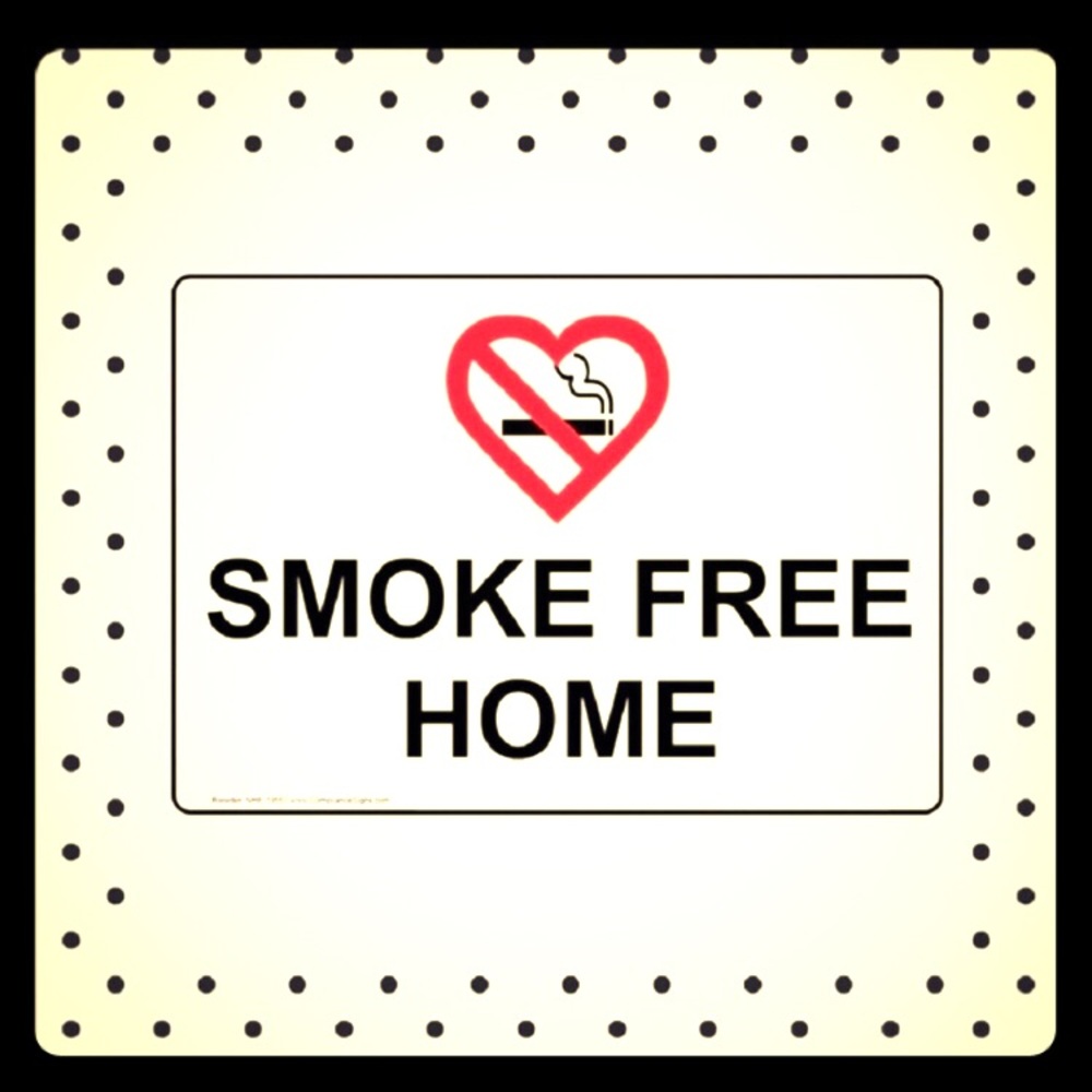 Smoke free home. Pet free.